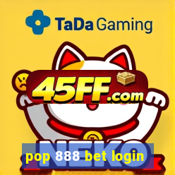 pop 888 bet login